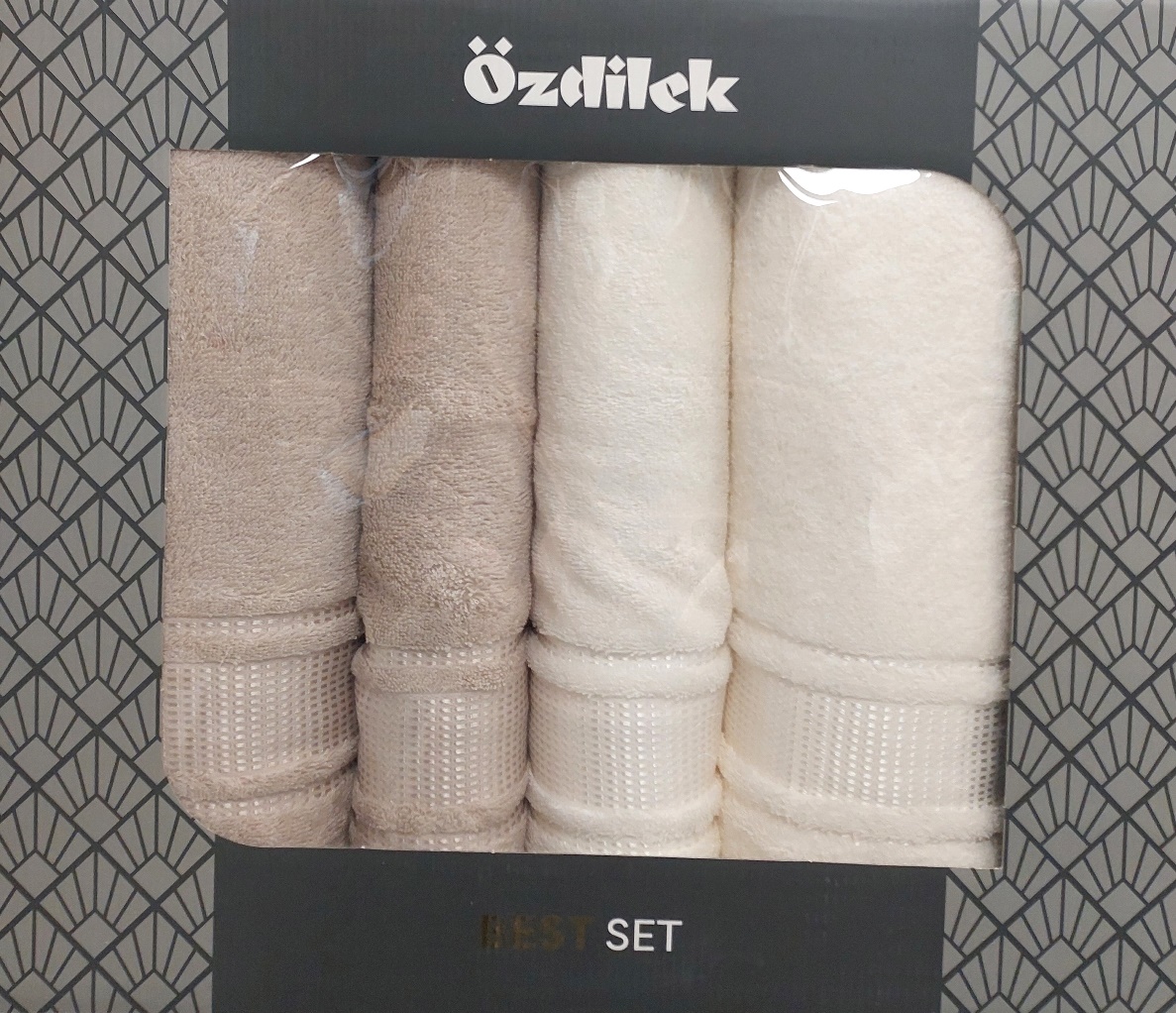 Özdilek Best Hamam Seti, Banyo Havlu Takımı (Büyük Boy)-Colourist