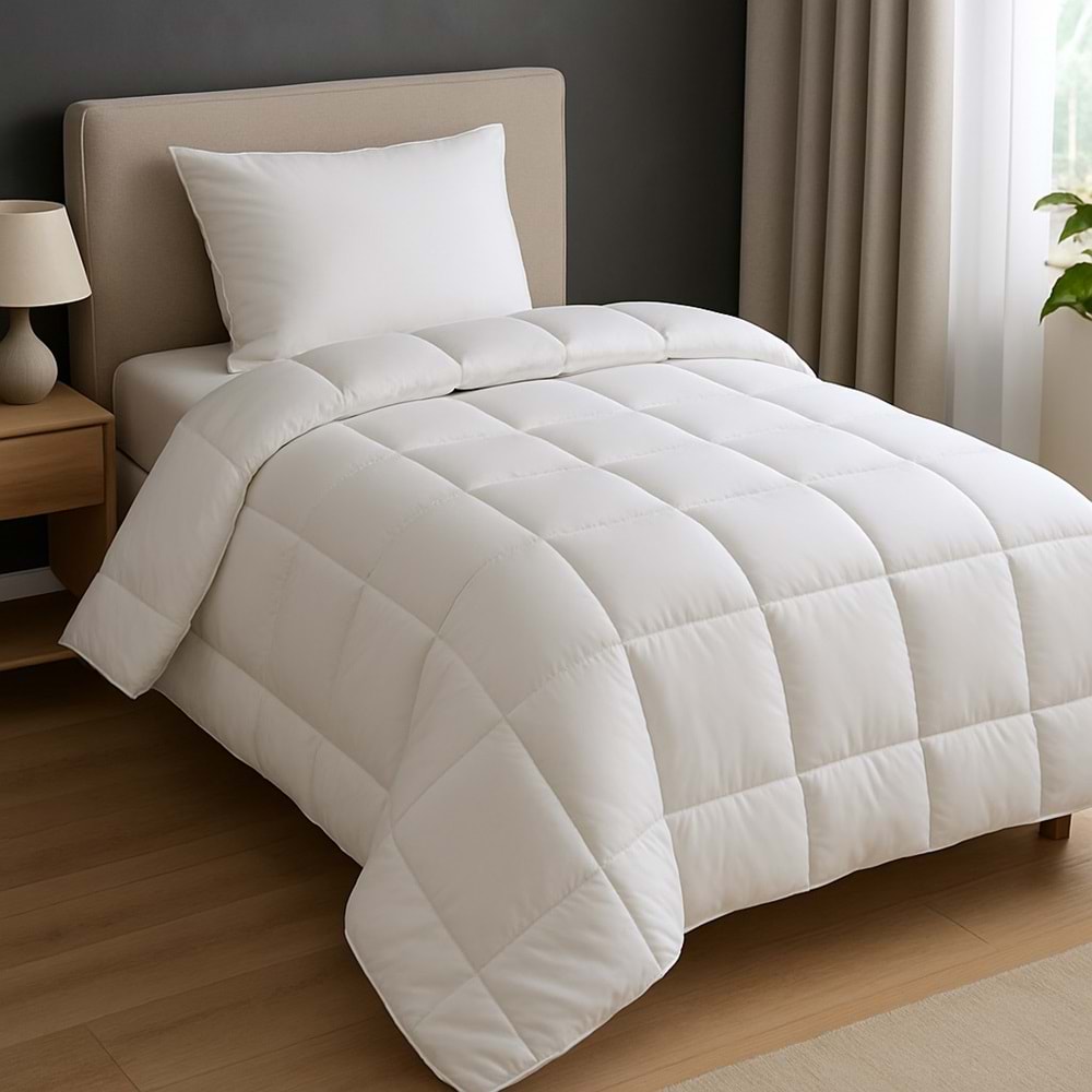 Özdilek Microsoft Outlet Tek Kişilik Silikon Beyaz Yorgan (155x215)