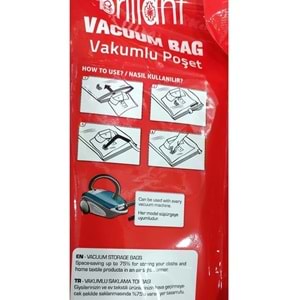 Brillant Vakumlu Hurç, 1 Adet, Jumbo Boy 73x130