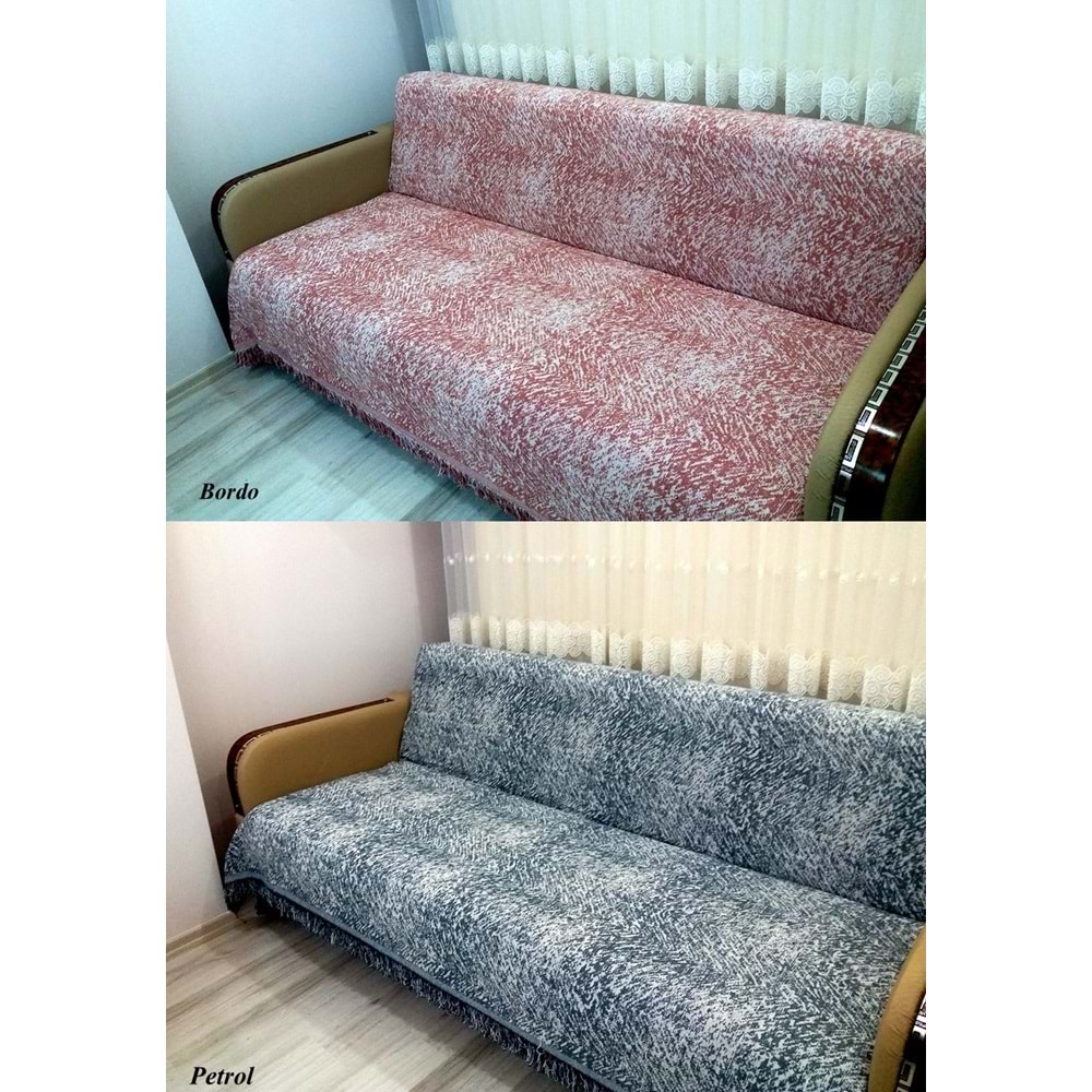 Pamuklu Kaymaz Ebruli Koltuk-Çekyat Örtüsü (13 RENK)