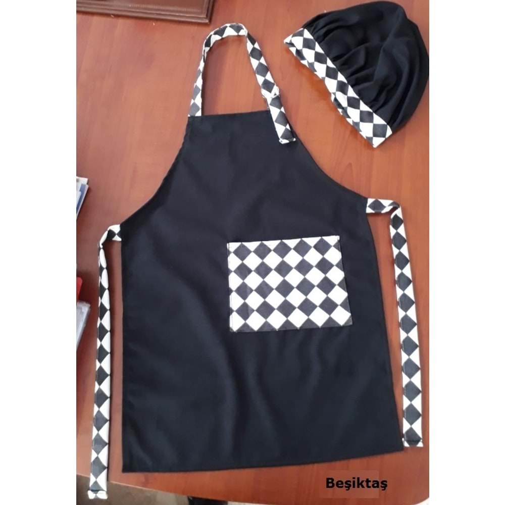 Şapkalı Taraftar Mutfak Önlüğü, Etkinlik Önlüğü (Çocuklar İçin)