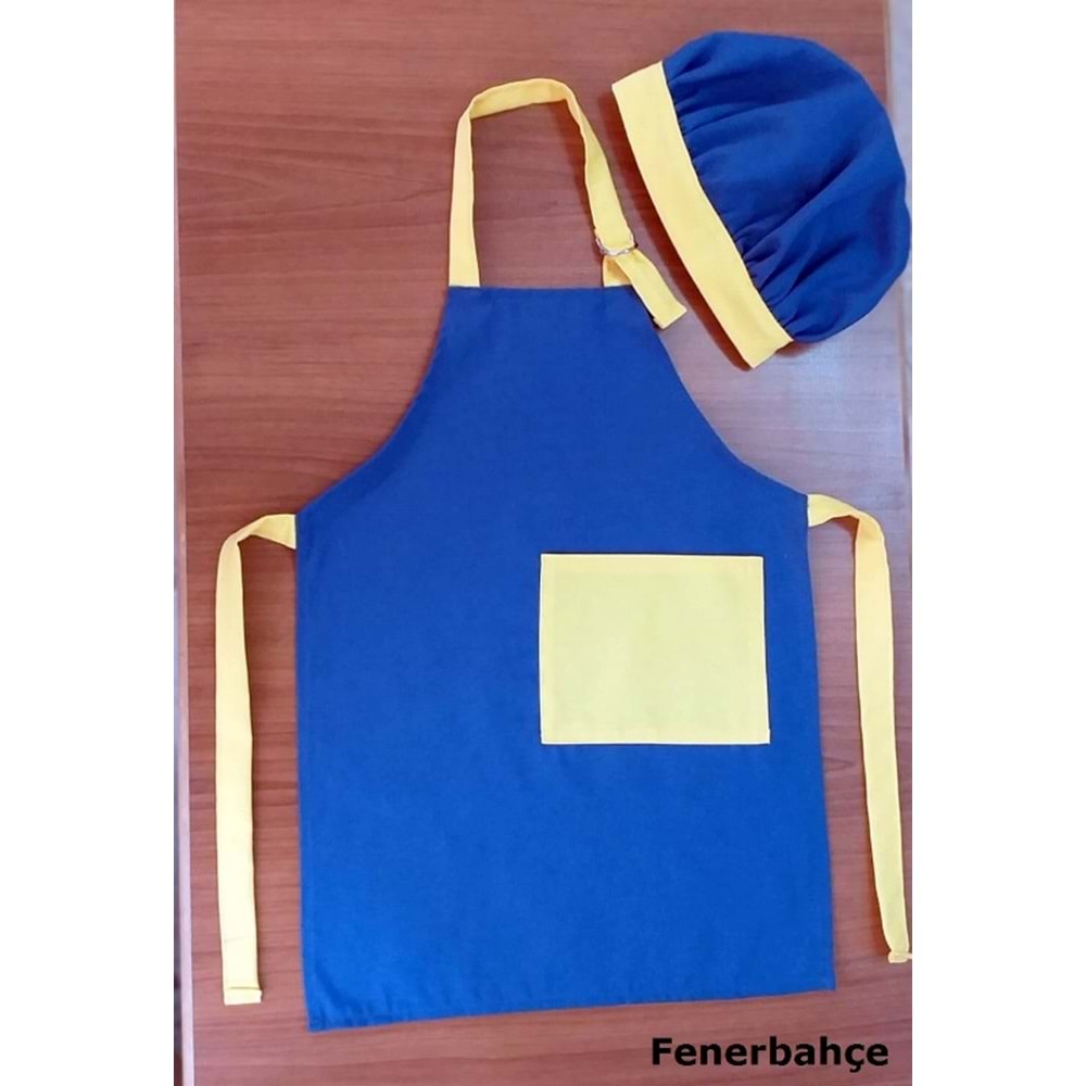 Şapkalı Taraftar Mutfak Önlüğü, Etkinlik Önlüğü (Çocuklar İçin)