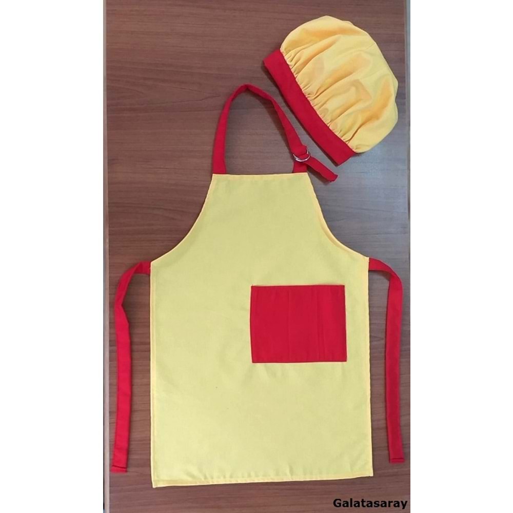 Şapkalı Taraftar Mutfak Önlüğü, Etkinlik Önlüğü (Çocuklar İçin)