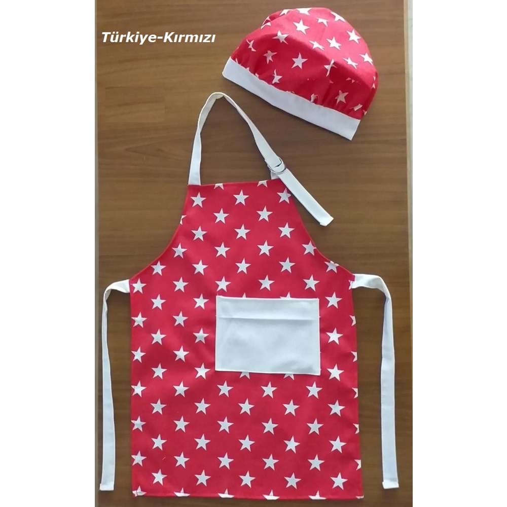 Şapkalı Taraftar Mutfak Önlüğü, Etkinlik Önlüğü (Çocuklar İçin)