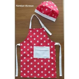 Şapkalı Taraftar Mutfak Önlüğü, Etkinlik Önlüğü (Çocuklar İçin)