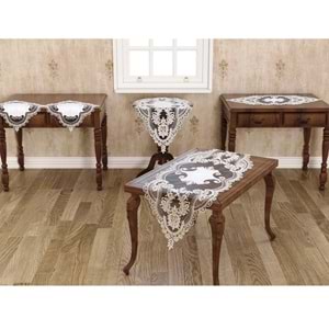 Tropik Home 5 Parça Salon Takımı (1158-6 Krem)