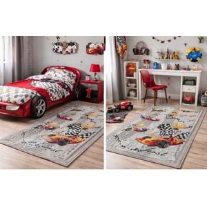 Brillant Latex Kaymaz Taban Çocuk Halı-RALLY HL11142.101-(100x160)