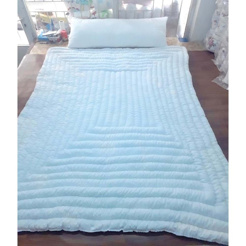 Babaanne Yorganı, El Yapımı Tek Kişilik Pamuklu Yorgan (155x215)