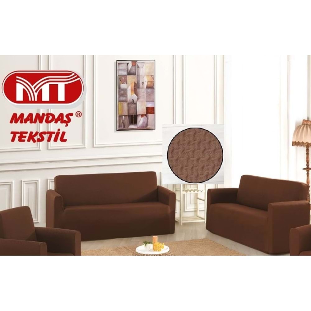 Mandaş Bürümcük Maxi Çekyat Kaplama Koltuk Ört 3+3 (SEÇENEKLİ)