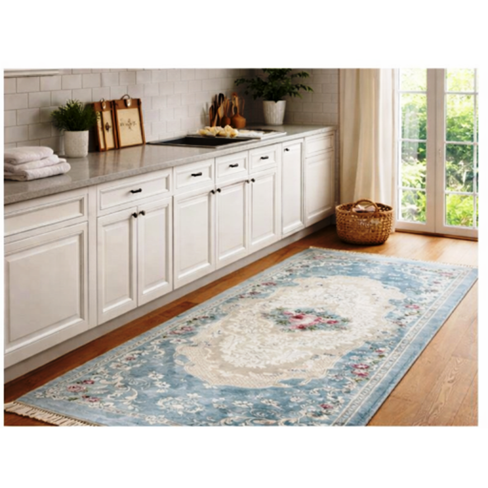 Brillant İpek Latex Kaymaz Taban Halı-EBRU HJ11618.801-(90x160)