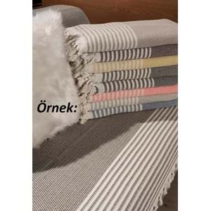 Mandaş Pamuklu Kaymaz Hasır Dokuma Kolları Örten Koltuk Örtüsü Maxi Takım-A.Yeşil