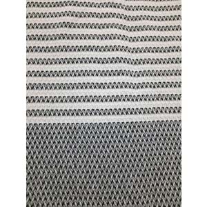 Mandaş Pamuklu Kaymaz Hasır Dokuma Kolları Örten Koltuk Örtüsü Maxi Takım-Koyu Gri Yeni