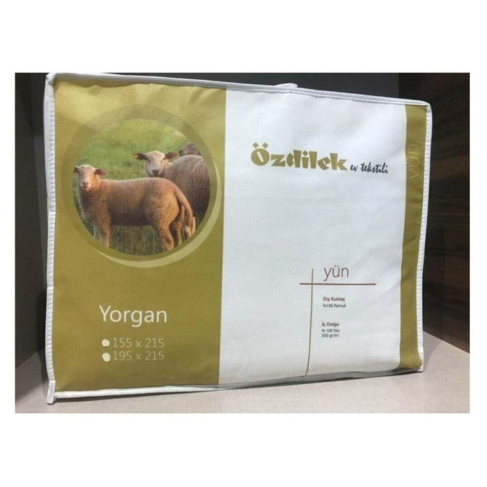 Özdilek Çift Kişilik %100 Yün Yorgan (195x215)