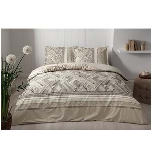 Özdilek Ranforce Tek Kişilik Nevresim Takımı-Arenisca Bej