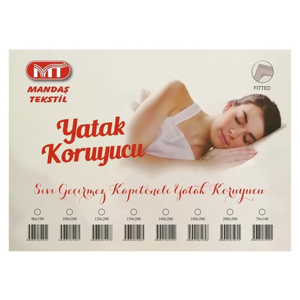 Mandaş Kapitone Fitted Sıvı Geçirmez Bebek Alezi (70x140)