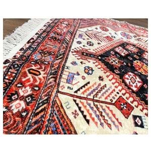 Döpland Osmanlı Buhara İpek Yüzey Dekoratif Halı (120x170)-M877 Kırmızı