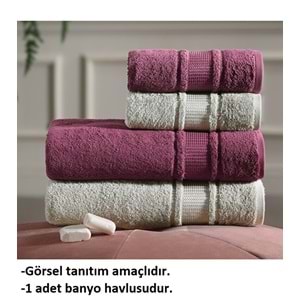 Özdilek Colourist %100 Pamuk Banyo Havlusu (90x150)-Gri