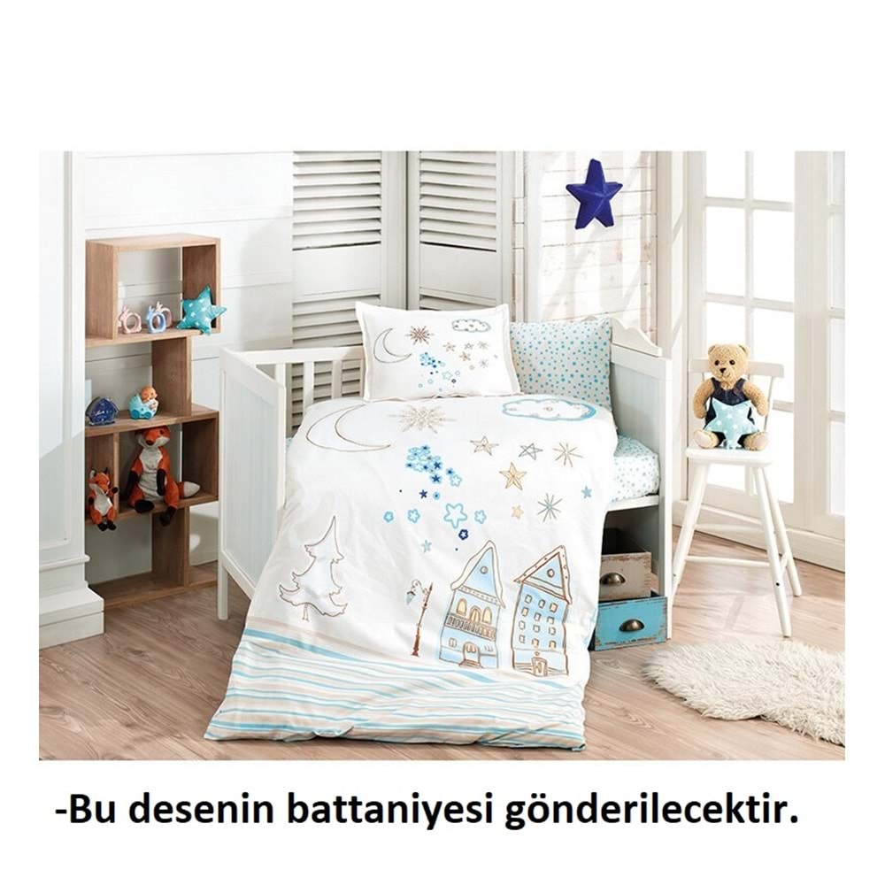 Özdilek Stella Bebek Battaniyesi (100x120)-Mavi