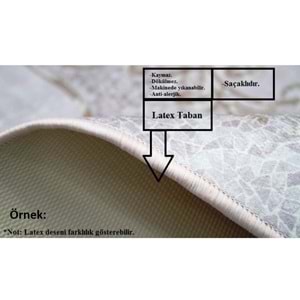 Brillant Latex Kaymaz Taban Halı-KRİSTAL HL11217.801-(80x300)