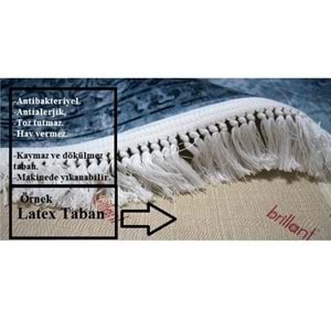 Brillant İpek Latex Kaymaz Taban Çocuk Halısı-WAY HJ11722.801-(130x190)