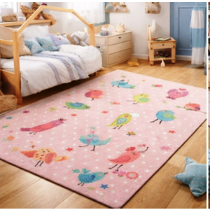 Brillant İpek Latex Kaymaz Taban Çocuk Halısı-BIRD HJ11715.801-(160x230)