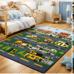 Brillant İpek Latex Kaymaz Taban Çocuk Halısı-POLICE HJ11721.801-(160x230)