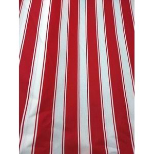 Balkon Perdesi Branda Kumaşı Metrelik (En 240cm)-Kırmızı Beyaz