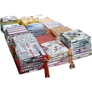Mandaş Tekstil Tabure Minderi, Bağcıklı Tabure Minderi (32x32)