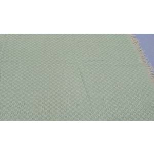 Amazon Ev Naturel Tek Kişilik Pike Takımı-Yeşil Krem