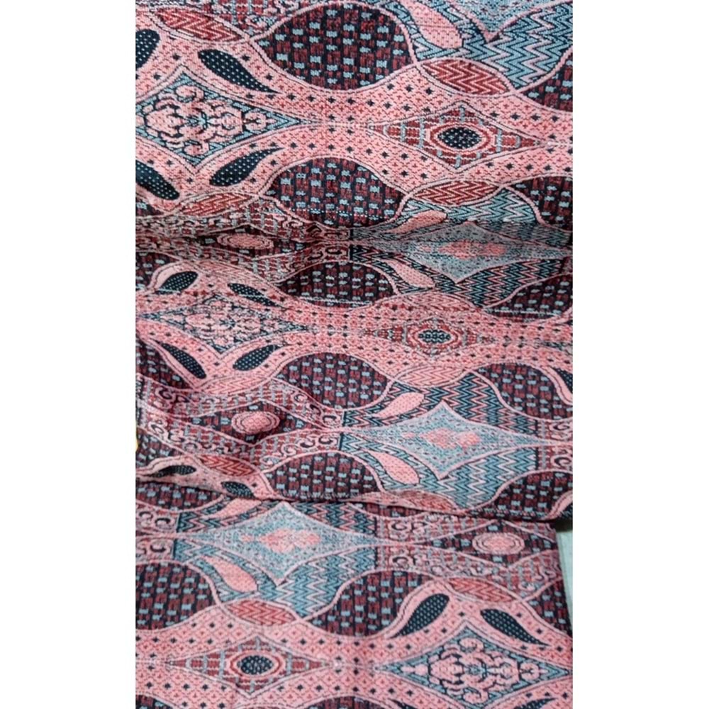 Mandaş 4m2 Lastiksiz Halı Örtüsü Savan (160x230)-Bordo v2