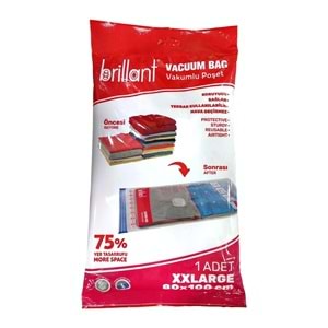 Brillant Vakumlu Hurç, 2li Set, XXLarge Boy 80x100