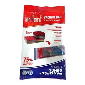 Brillant Vakumlu Hurç, 3lü Set, Jumbo Boy 73x130