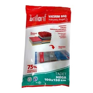 Brillant Vakumlu Hurç, 5li Set, Mega Boy 100x130