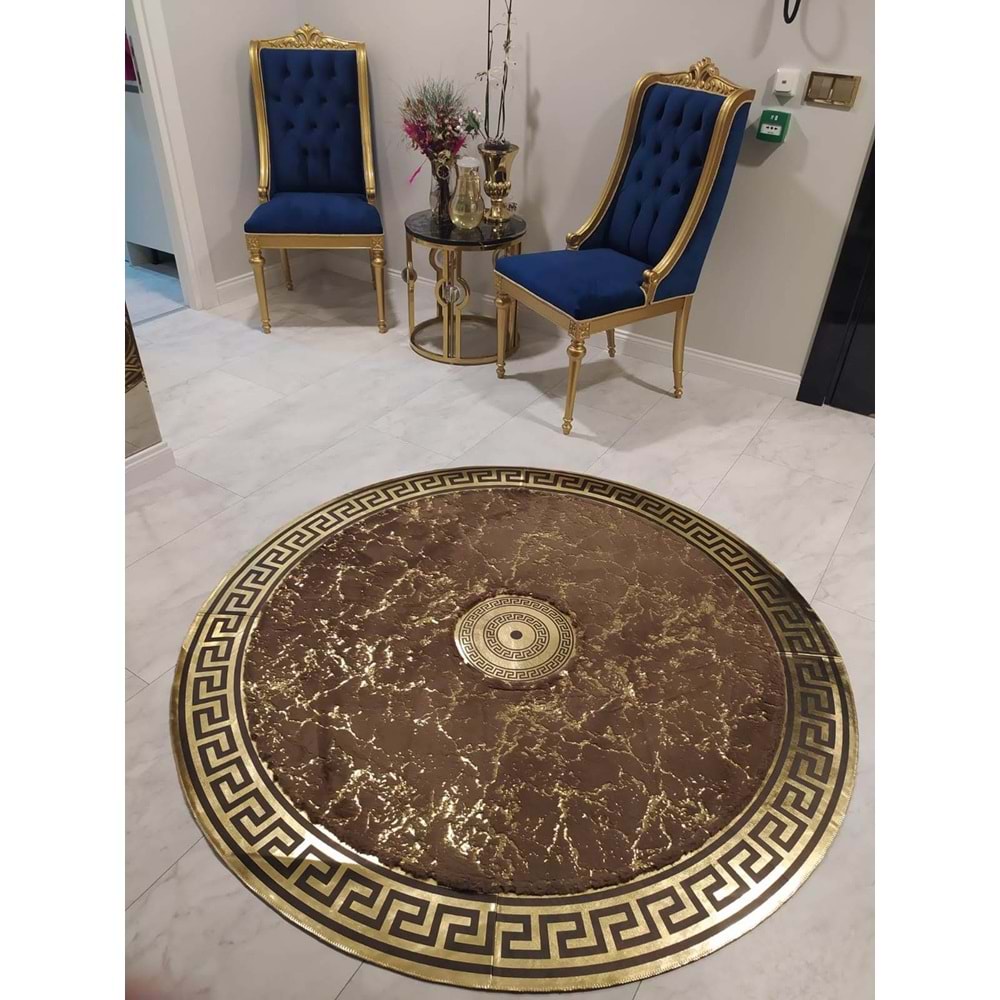 Mandaş Tekstil Lüks Peluş Simli Varaklı Gerçek Derili Tavşan Tüyü Post Halı M2 (A+ Kalite)-Özel Ebat