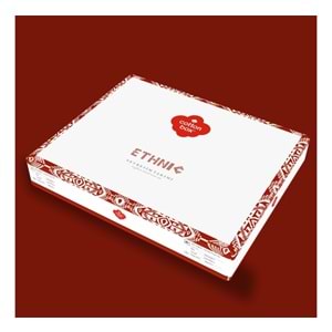 Cotton box Ranforce Çift Kişilik Nevresim Takımı Ethnıc Dakota Gri