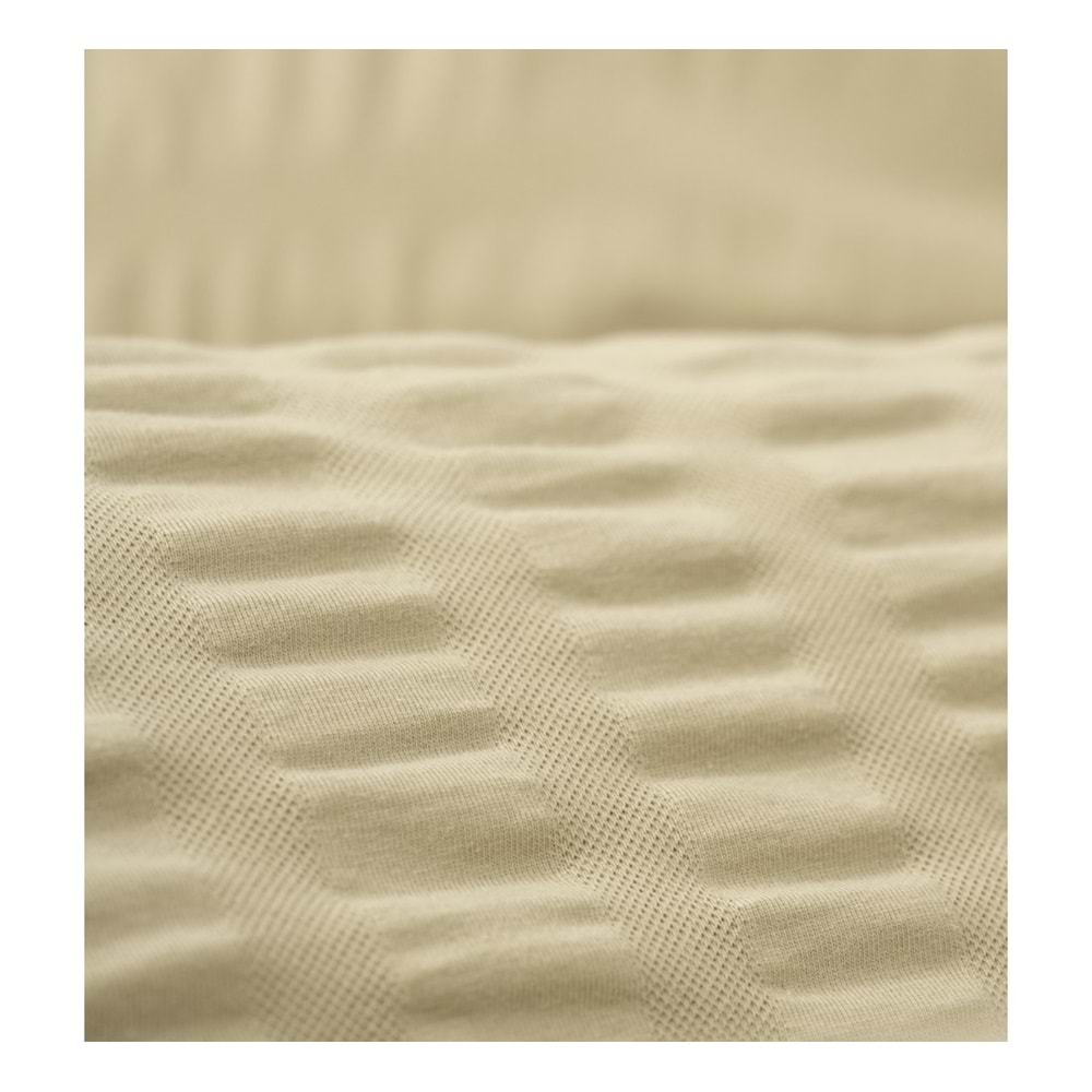 Cotton Box Crepe Penye çift Kişilik Nevresim Takımı Bej