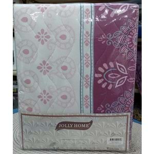 Jolly Home 4 Mevsim Çift Kişilik Kapitoneli Nevresim Takımı-Sima Gül Kurusu