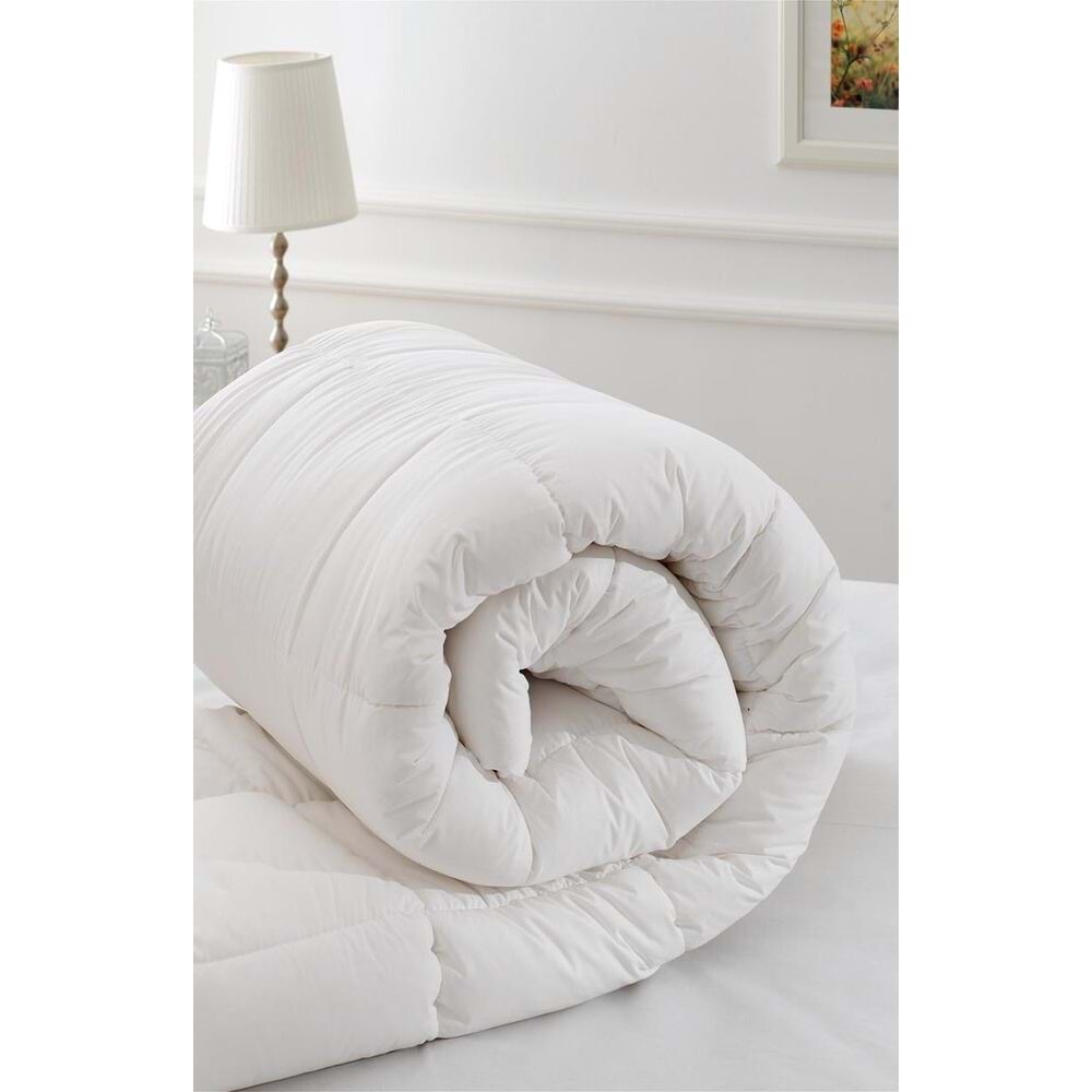 Özdilek Ranforce %100 Pamuk Kumaş Bebek Yorganı (95x145)-Beyaz