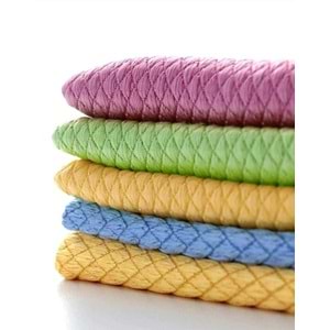 Bio Mix 4lü Mikrofiber Baklava Desen Temizlik ve Cam Bezi (30x40)