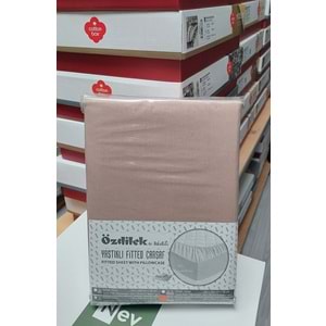 Özdilek Colourist Fitted Lastikli Çift Kişilik Çarşaf Seti (160x200)-Toprak Kahve