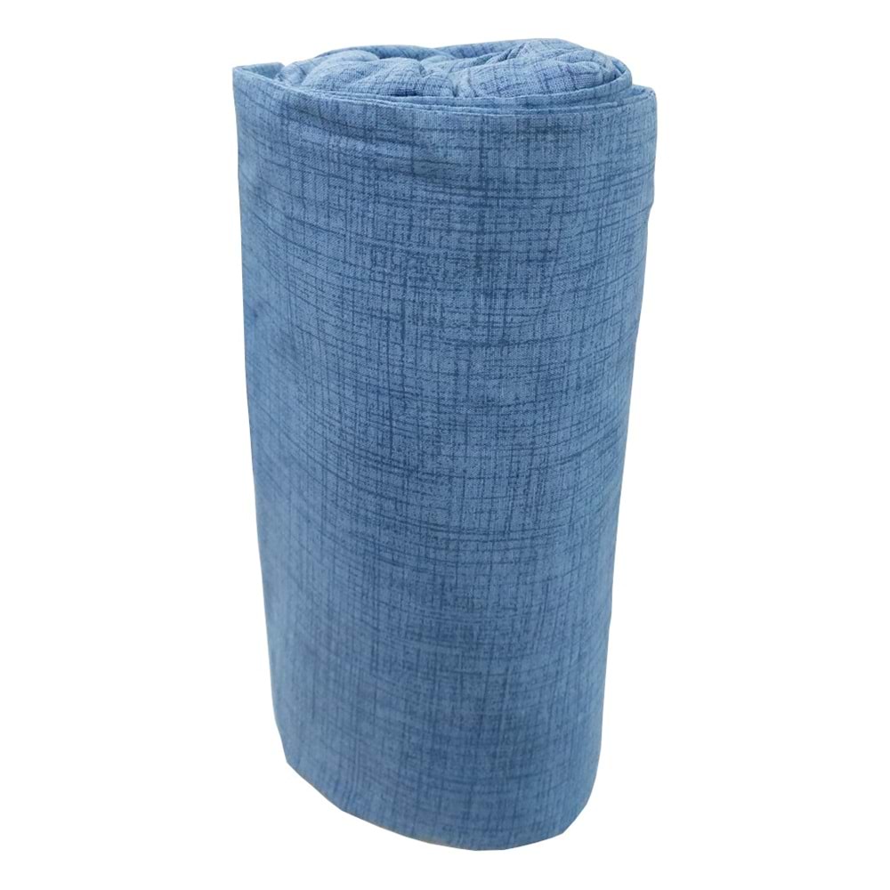 Özlü Fitted Lastikli Tek Kişilik Çarşaf Seti (100x200)-İndigo