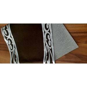 Mark Home Kadife derili salon sehpa seti 3 prç siyah/ gümüş