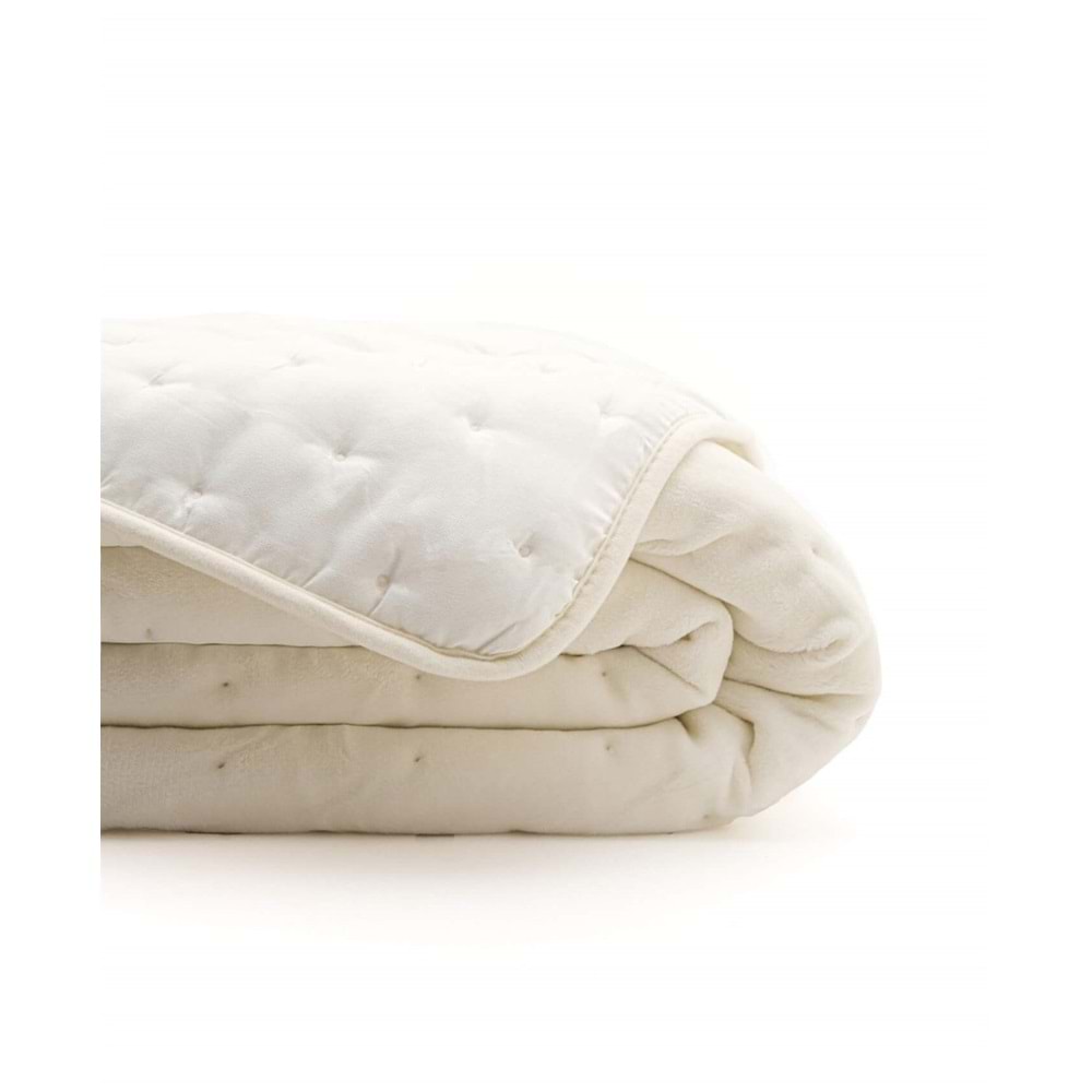 Aksu Soft Vienna Çift Kişilik Yatak Örtüsü Seti (220x240)-Kemik