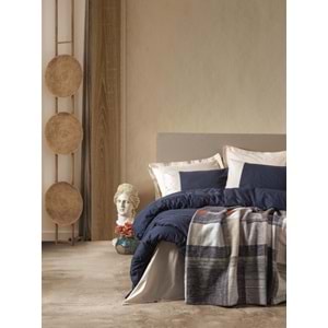 cotton Box Comfy Pamuk Battaniyeli Tek Kişilik Nevresim Takımı Clement Larcivat