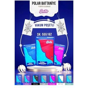 Sasta Polar Battaniye 180X210CM Çift Kişilik (TV - Televizyon) - lila