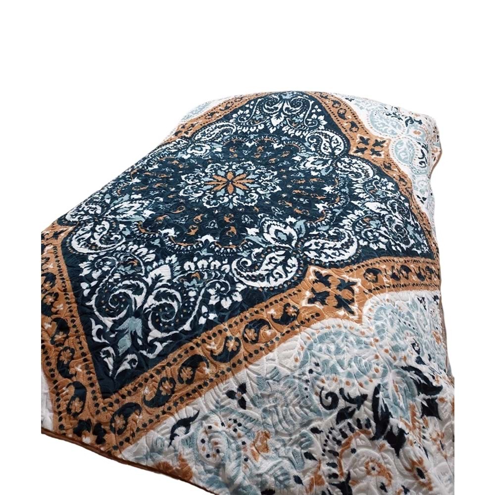 Merinos Fashion Çift Kişilik Vizon Battaniye (200x240)-Azul Petrol