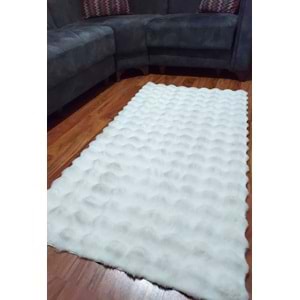 Mandaş Tekstil Lüks Peluş Tavşan Tüyü Post Halı M2 (A+ Kalite)-Özel Ebat