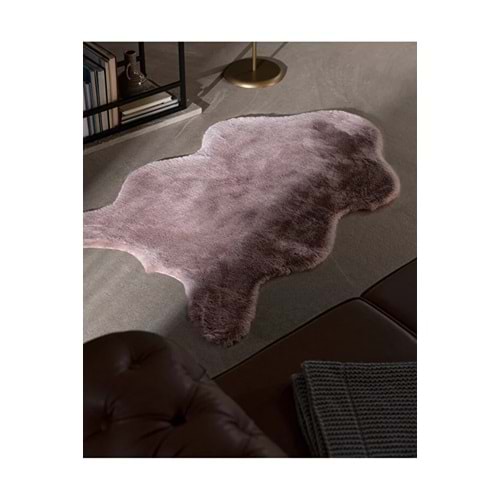 Özdilek Tavşan Tüyü Yumoş Post Halı (70x100)-Kül Moru