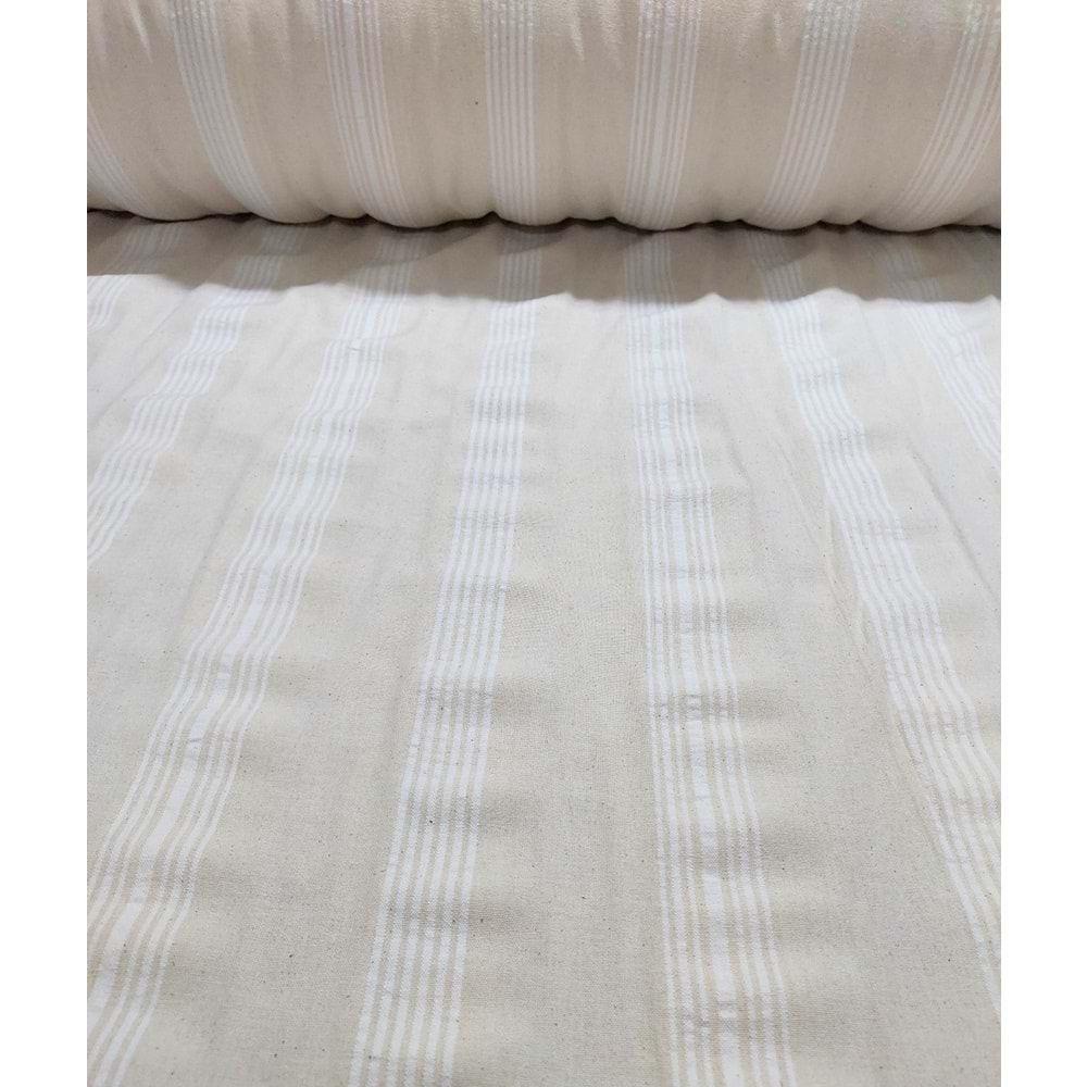 Buldan Çarşaflık Kumaş Naturel %100 Pamuk Metrelik (En 230cm)
