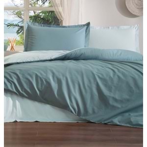 Özdilek Ranforce Çift Kişilik Nevresim Takımı-Colourist Maldiv Aqua